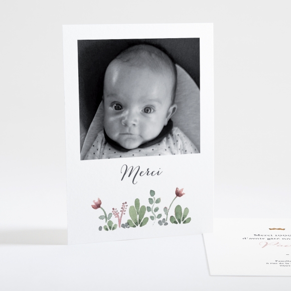 Remerciements naissance Spring baby girl