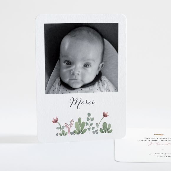 Remerciements naissance Spring baby girl