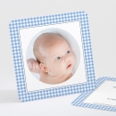 Faire-part de naissance Petit vichy photo