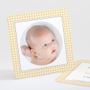 Faire-part de naissance Petit vichy photo