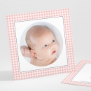 Faire-part de naissance Petit vichy photo