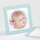 Faire-part de naissance Petit vichy photo