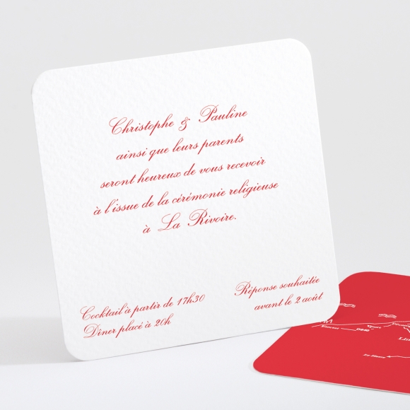 Carton d'invitation mariage Chic & sobre