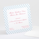 Carton d'invitation mariage Destin croisé