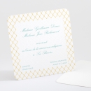 Carton d'invitation mariage Destin croisé