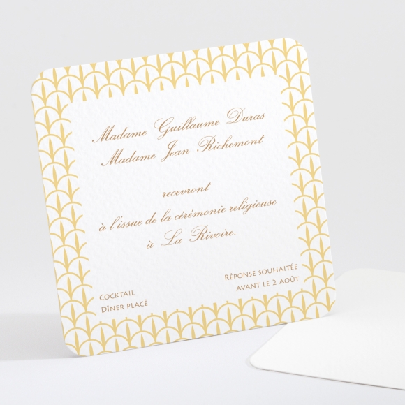 Carton d'invitation mariage Belle promesse