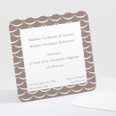 Carton d'invitation mariage Joli sourire