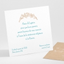 Carton d'invitation mariage Jolie grappe