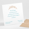 Carton d'invitation mariage Jolie grappe