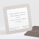 Carton d'invitation mariage Pattern tendance vague