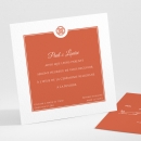 Carton d'invitation mariage Uni & chic