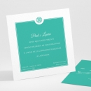 Carton d'invitation mariage Uni & chic