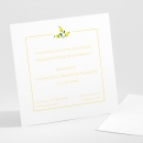 Carton d'invitation mariage Liberty framboises