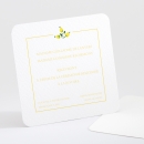 Carton d'invitation mariage Liberty framboises