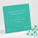 Carton d'invitation mariage Liberty groseilles