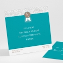 Carton d'invitation mariage Ruban