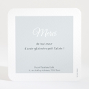 Carton d'invitation mariage Traditionnel triptyque