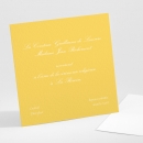 Carton d'invitation mariage Traditionnel triptyque