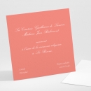 Carton d'invitation mariage Traditionnel triptyque