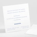 Carton d'invitation mariage Triangles chics