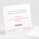 Carton d'invitation mariage Triangles chics