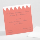 Carton d'invitation mariage Rétro