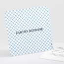 Carton réponse mariage Jolies tomettes