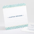 Carton réponse mariage Pattern montagneux