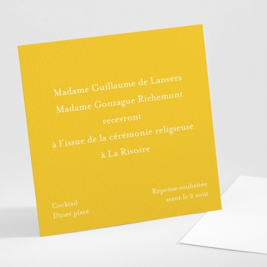 Carton d'invitation mariage Petite aquarelle