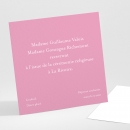 Carton d'invitation mariage Lauriers