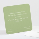 Carton d'invitation mariage Lauriers