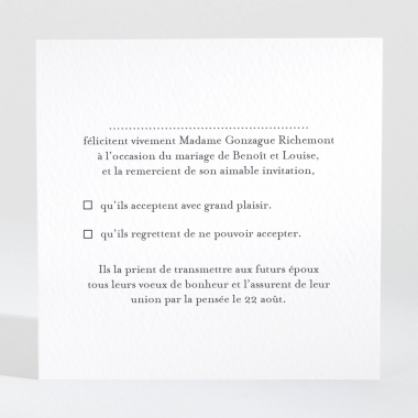 Carton d'invitation mariage Couronne eucalyptus