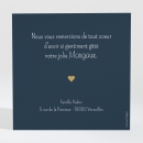 Remerciements naissance Petit cœur