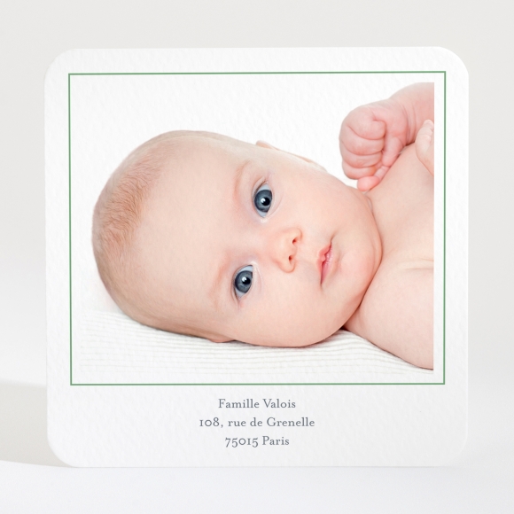 Remerciements naissance Famille cactus