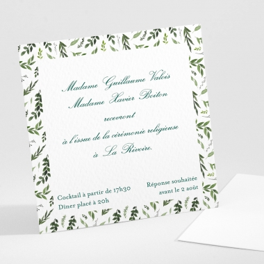 Carton d'invitation mariage Provencal