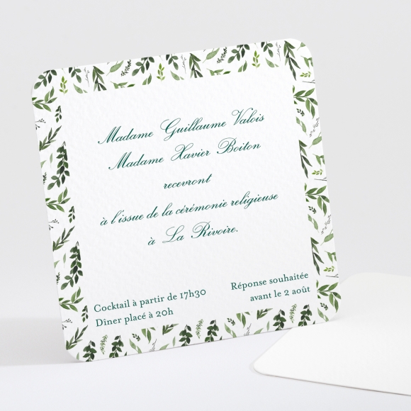 Carton d'invitation mariage Provencal