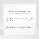 Carton réponse mariage Mon petit cœur