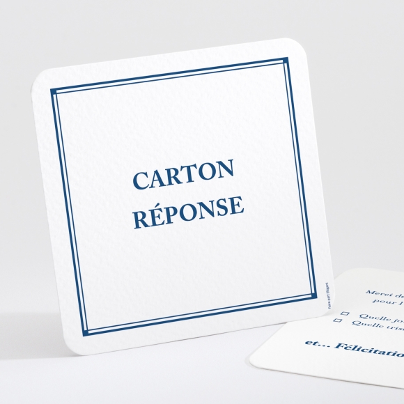 Carton réponse mariage Contemporain