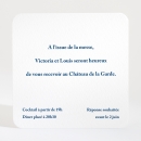 Carton d'invitation mariage Eightees