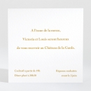 Carton d'invitation mariage Eightees