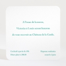 Carton d'invitation mariage Eightees