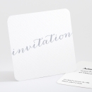 Carton d'invitation mariage Letter