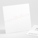 Carton d'invitation mariage Letter