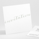 Carton d'invitation mariage Letter