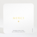 Remerciements naissance Mon joli coeur