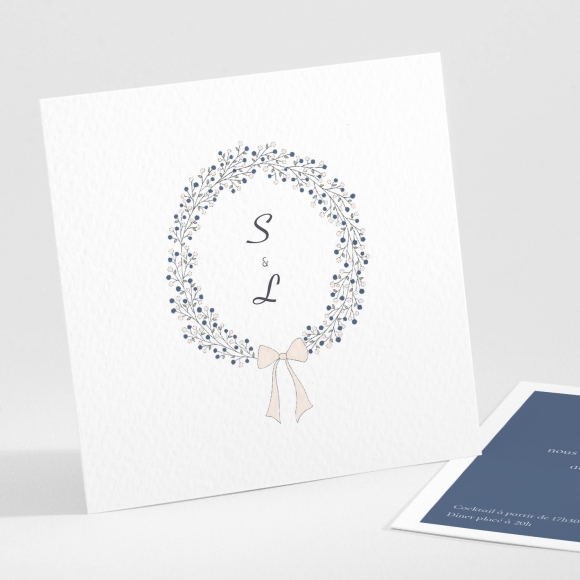 Carton d'invitation mariage Bel amour