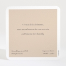 Carton d'invitation mariage Bel amour