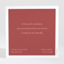 Carton d'invitation mariage Bel amour