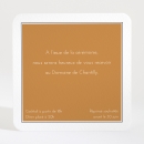 Carton d'invitation mariage Herbier