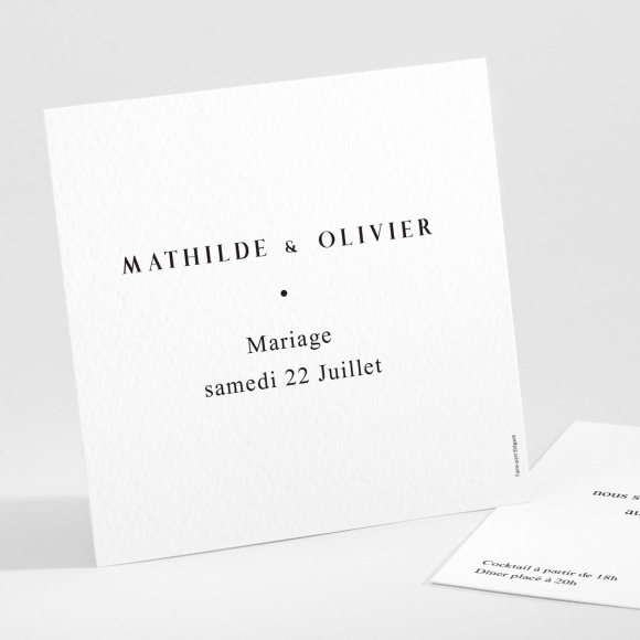 Carton d'invitation mariage Cliché
